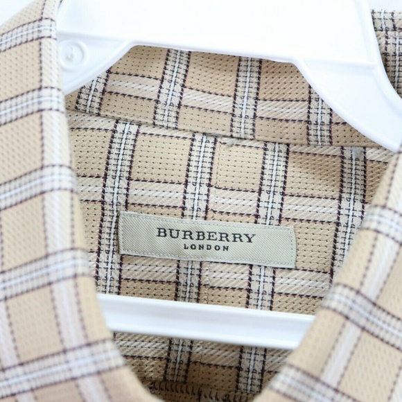 Burberry London Novacheck Dress Shirt Large USA - Picture 2 of 8